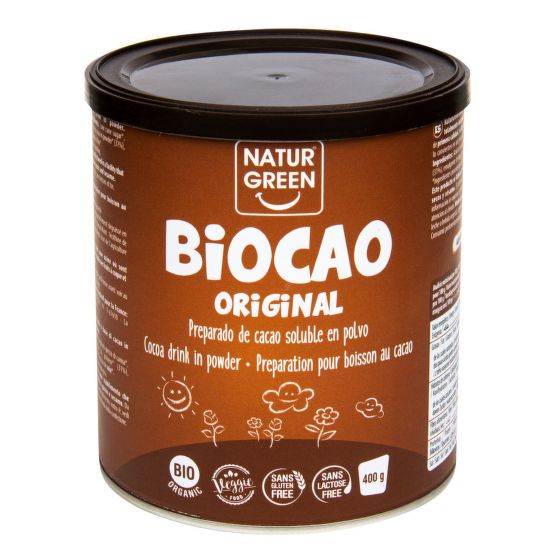 Cocoa instant organic 400 g   NATURGREEN