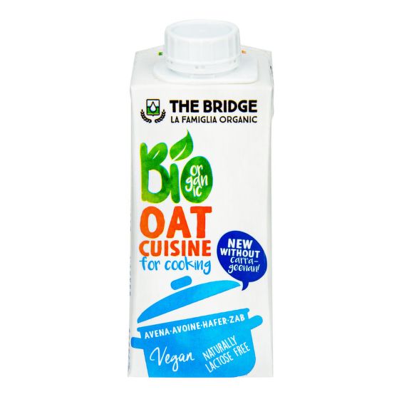 Oat cream for cooking organic 200 ml   THE BRIDGE