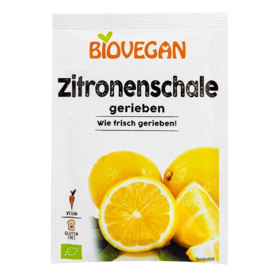 Lemon zest ground organic 9 g   BIOVEGAN