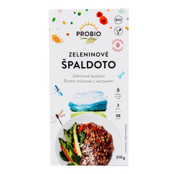 Spelt risotto with vegetables organic 210 g   PROBIO
