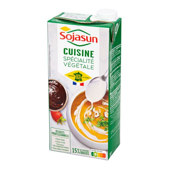 Soy cuisine cream 15 % fat 1 l   SOJASUN