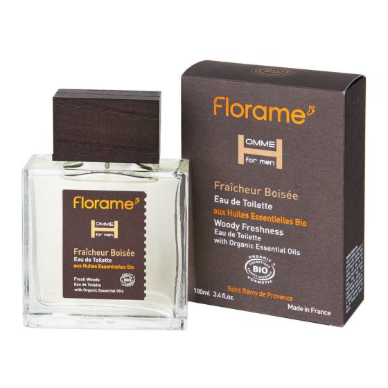 Eau de Toilette HOMME Fresh Woods organic 100 ml FLORAME