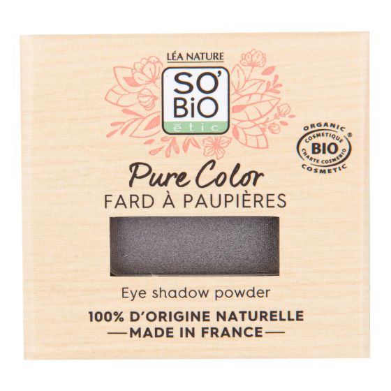 Natural eye shadow 03 Precious Grey PURE COLOR 3 g Organic   SO’BiO