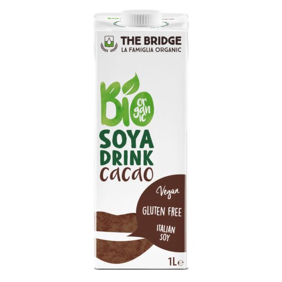 Soy drink cacao organic 1 l   THE BRIDGE