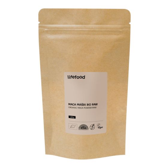 Maca organic powder RAW 220 g   LIFEFOOD