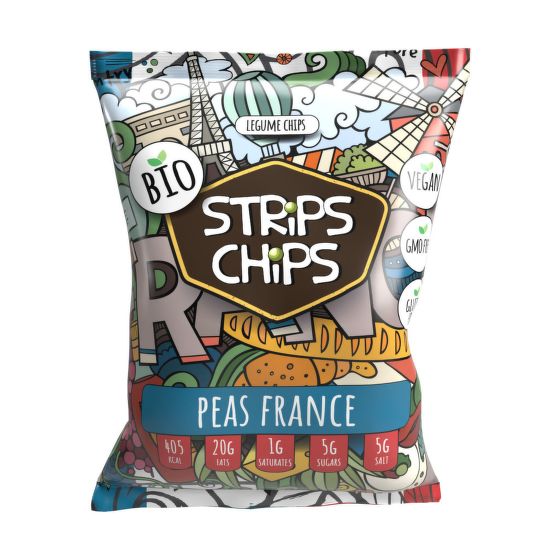 Legume crackers France organic 90 g   STRIPS CHIPS