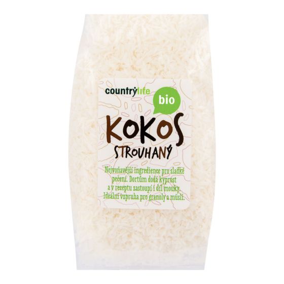 Coconut grated organic 200 g   COUNTRY LIFE