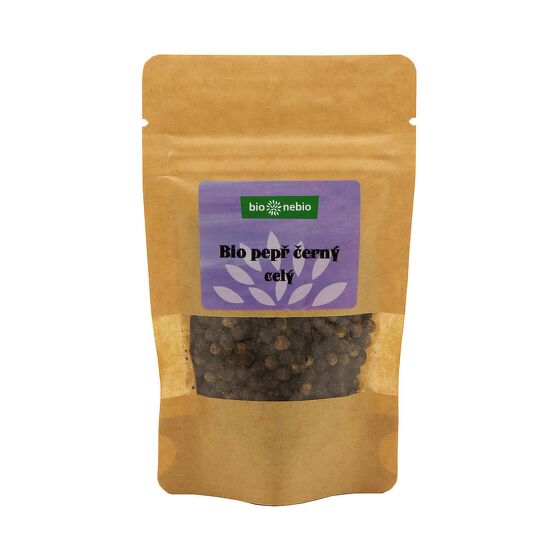 Whole black pepper organic 40 g   BIO NEBIO
