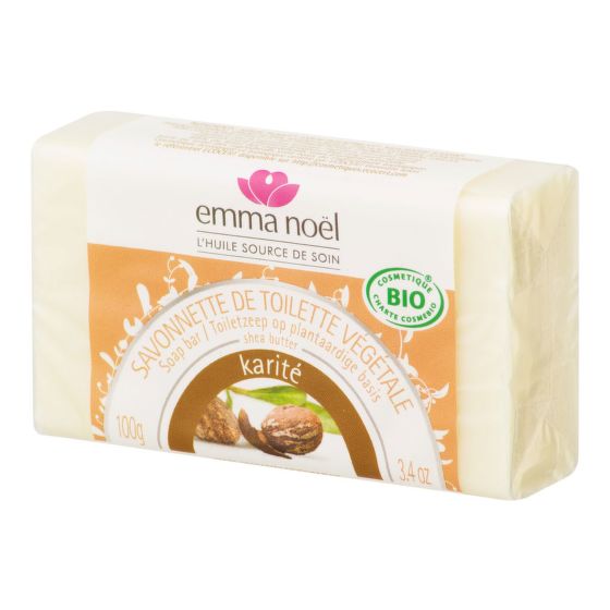 Plant soap bar shea butter organic 100 g   EMMA NOËL