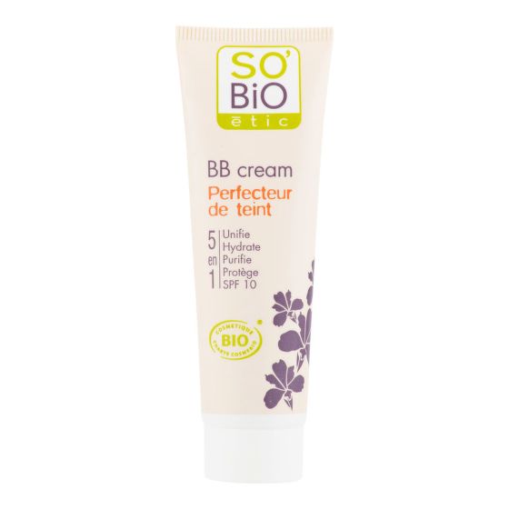 BB cream 5in1 02 beige radiant organic 30 ml   SO’BiO étic