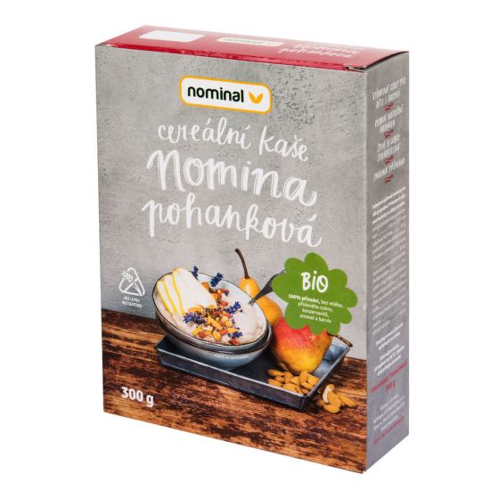 Buckwheat porridge gluten free organic Nomina 300 g   NOMINAL