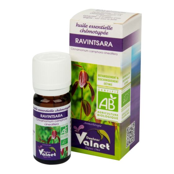 Essential oil Ravintsara organic 10 ml   DOCTEUR VALNET