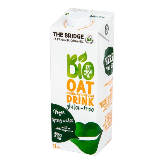 Gluten-free oat drink organic 1 l   THE BRIDGE