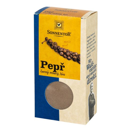 Pepper black ground organic 50 g   SONNENTOR