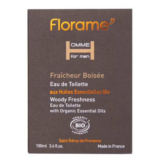 Eau de Toilette HOMME Fresh Woods organic 100 ml FLORAME