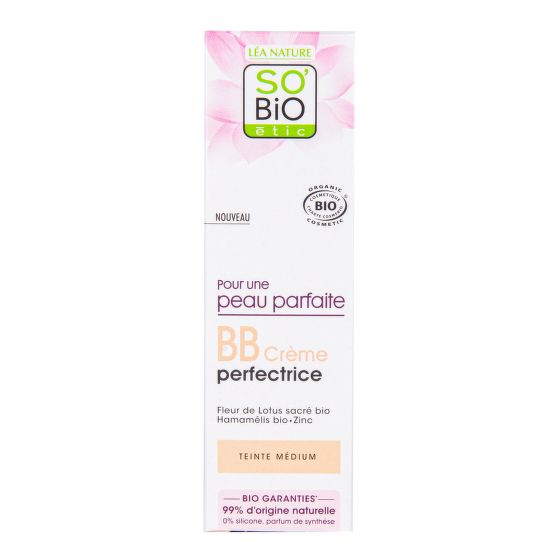 BB cream for perfect skin - shade Medium organic 40 ml   SO’BiO étic