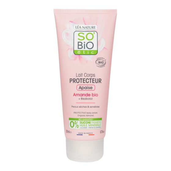 Soothing body lotion almond 200 ml Organic   SO'BiO étic
