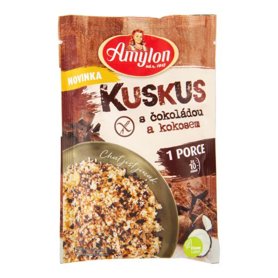 Couscous with chocolate and coconut 75 g   AMYLON
