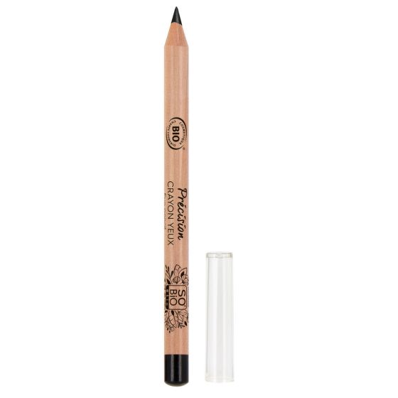 Natural eyeliner 01 black PRÉCISION Organic 3 g   SO’BiO étic