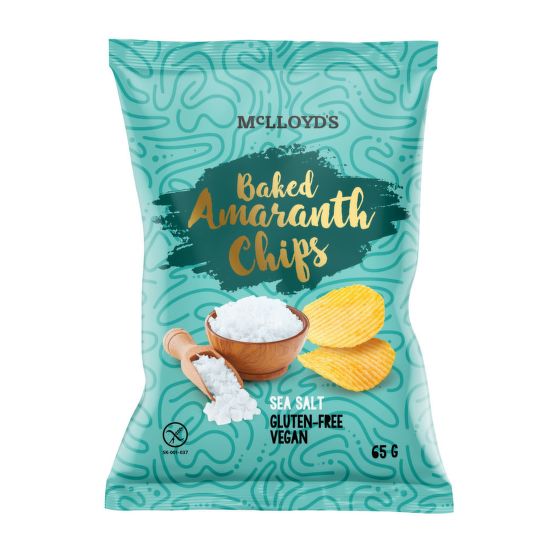 Amaranth chips salted gluten-free 65 g   MCL