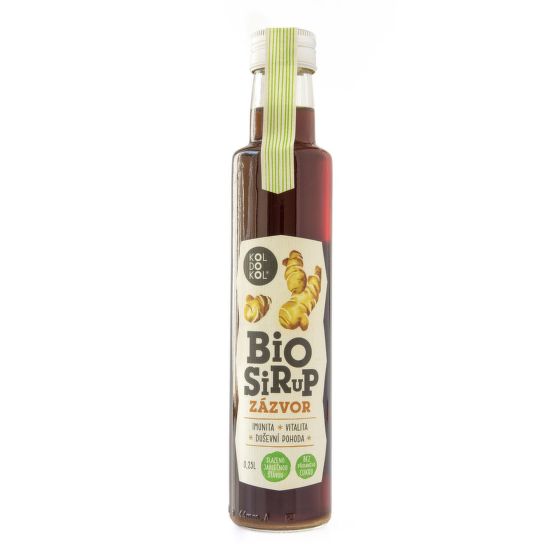 Ginger syrup without added sugar organic 250 ml   KOLDOKOL