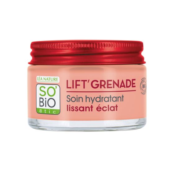 Organic smooth + glow hydrating cream Lift'Grenade 50 ml   SO’BiO étic