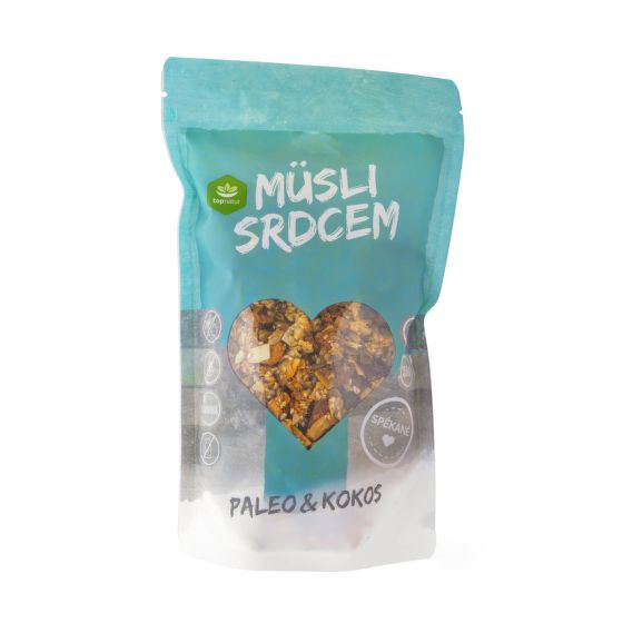Müsli with  heart paleo & cocos 350 g   TOPNATUR
