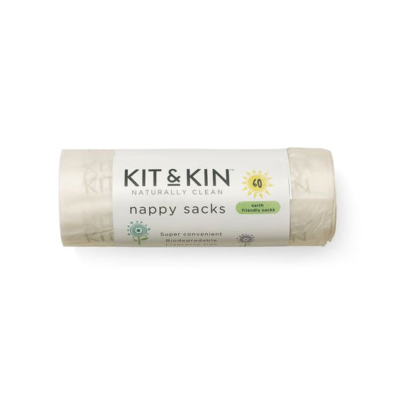 Diaper bags compostable 60 ks   KIT & KIN
