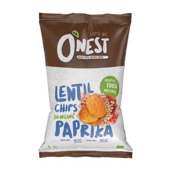 Lentil pepper chips organic 40 g   O'NEST