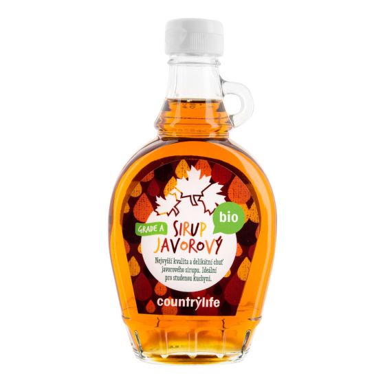 Maple Syrup Grade A organic 250 ml   COUNTRY LIFE