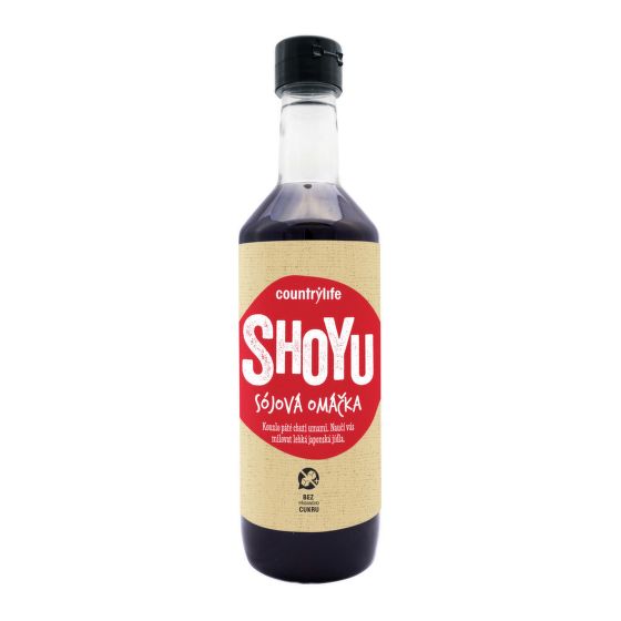 Shoyu Soy Sauce organic 500 ml   COUNTRY LIFE