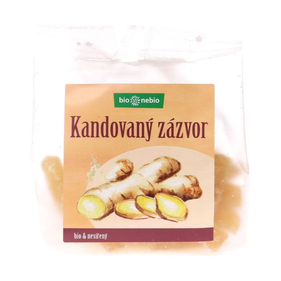 Candied ginger organic 100 g   BIO NEBIO