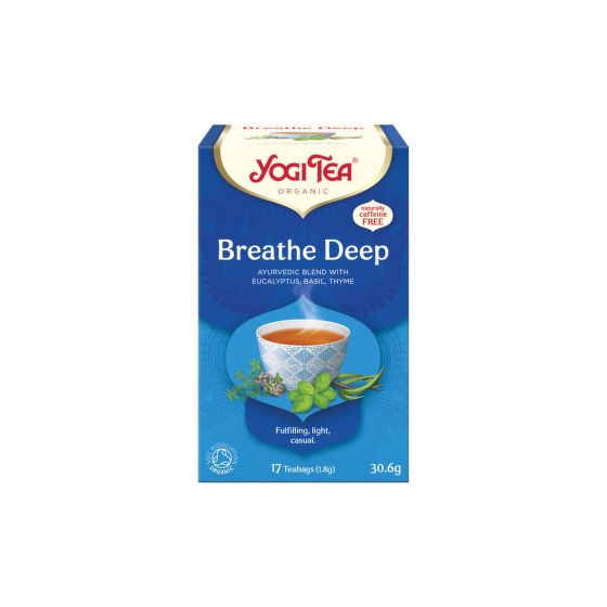 Tea Breathe Deeply 17 bags organic 30.6 g   YOGI TEA