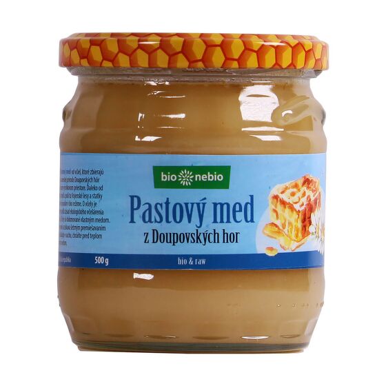 Paste honey from Doupovské hory organic 500 g   BIO NEBIO