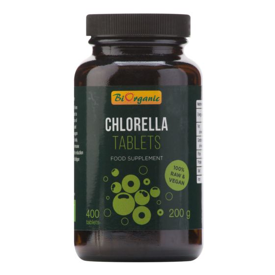 Chlorella 400 tablets organic 200 g   BIORGANIC