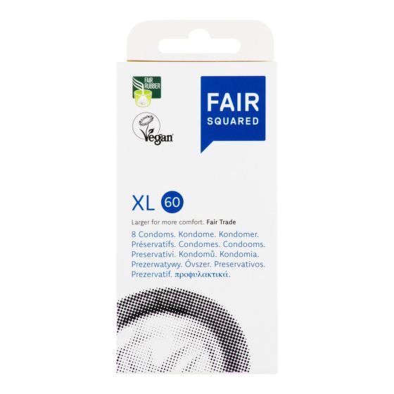 XL 60 Condoms 8   FAIR SQUARED