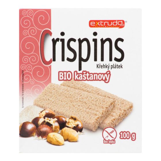 Chestnut crispbread gluten-free organic 100 g   EXTRUDO