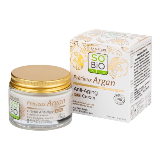 Anti-age Day Cream Argan organic 50 ml   SO’BiO étic