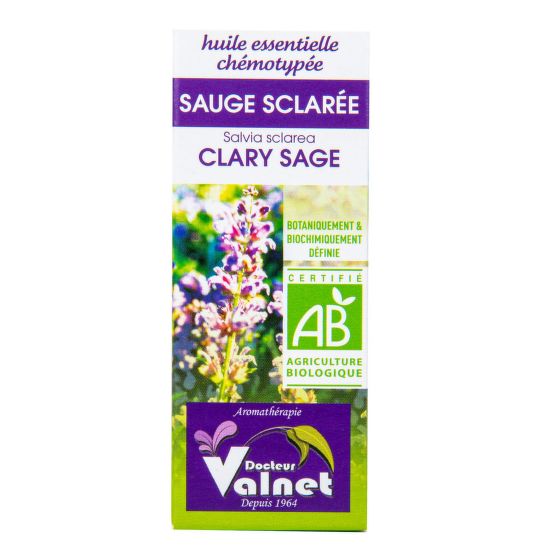 Clary sage essential oil organic 10 ml   DOCTEUR VALNET