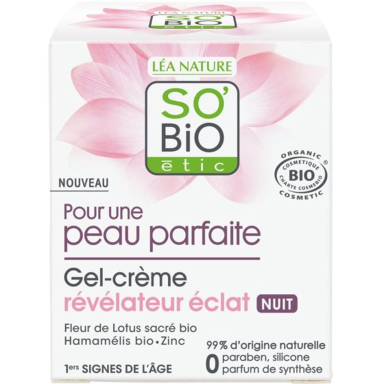 Radiance revealing gel-cream organic 50 ml   SO’BiO étic