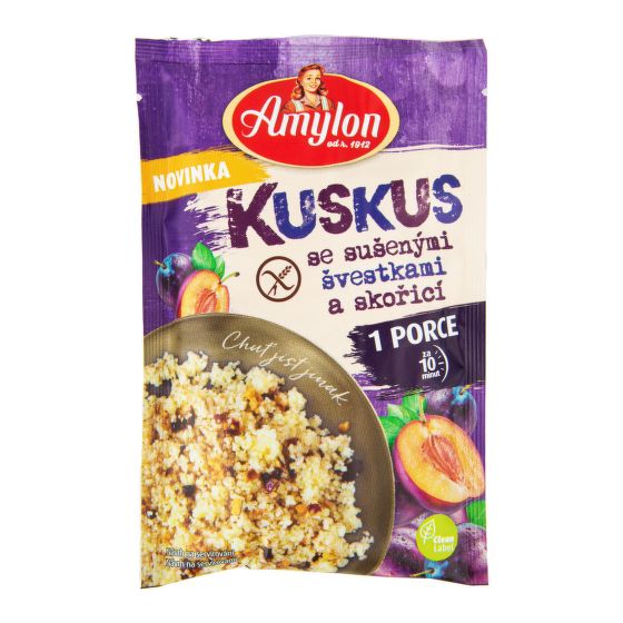 Couscous with prunes and cinnamon 70 g   AMYLON