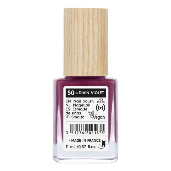 Nail polish 50 divine violet 11 ml   SO’BiO étic