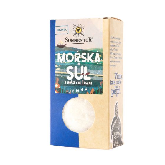 Sea salt with seaweed fine 150 g   SONNENTOR