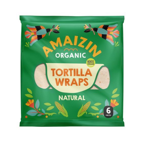 Tortillas organic 240 g   AMAIZIN