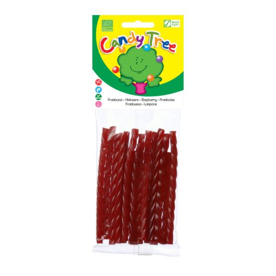 Bars with raspberry flavor organic 75 g   CANDY TREE