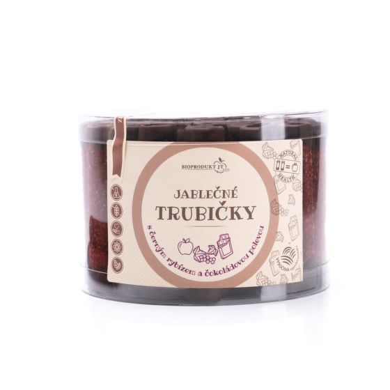 Tubes of apple cider with black currant and chocolate box 540 g   BIOPRODUKT JT