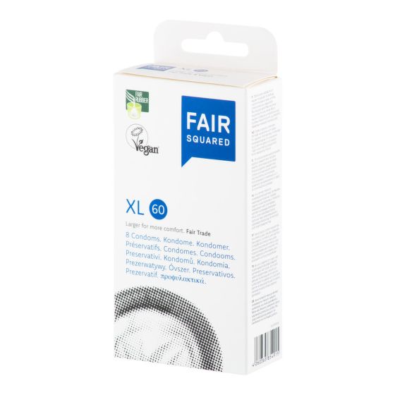 XL 60 Condoms 8   FAIR SQUARED