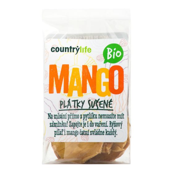 Mango slices dried organic 80 g   COUNTRY LIFE