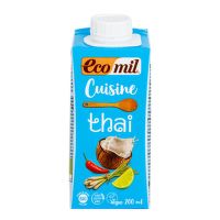 Coconut cuisine cream Thai organic 14 % fat 200 ml    ECOMIL 