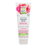 Shampoo for colored and highlighted hair with hibiscus organic 250 ml   SO’BiO étic